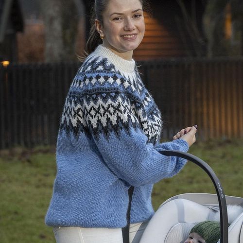 Blåtopp genser 