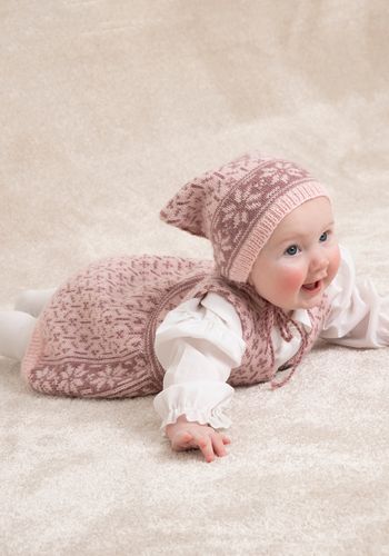 Ellinor kjole/skaut rosa