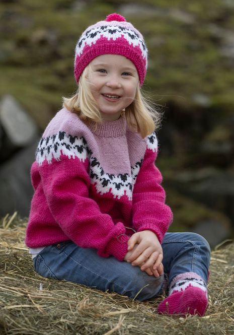Hovedbilde Flokken genser cerise